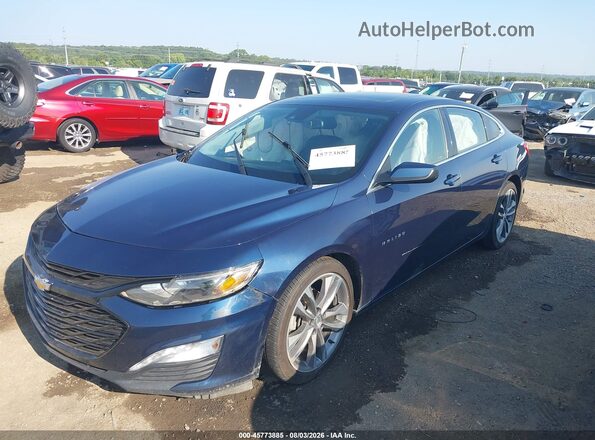 1G1ZD5STXMF041683 2021 CHEVROLET MALIBU Синий Передняя левая четверть
