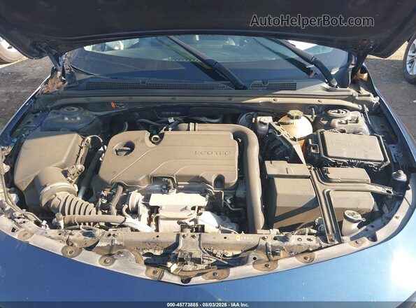 1G1ZD5STXMF041683 2021 CHEVROLET MALIBU Синий Вид сзади