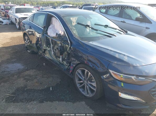 1G1ZD5STXMF041683 2021 CHEVROLET MALIBU Синий Вид спереди