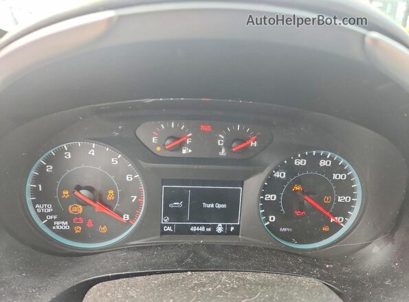 1G1ZD5STXRF169719 2024 CHEVROLET MALIBU Синий Вид щитка приборов