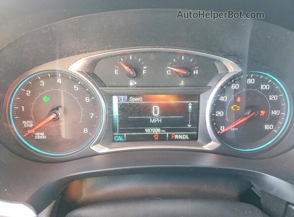 1G1ZE5ST0GF213463 2016 CHEVROLET MALIBU White Instrument cluster view