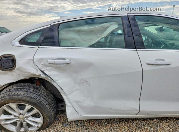 1G1ZE5ST0HF205896 2017 CHEVROLET MALIBU Белый Вид задних сидений