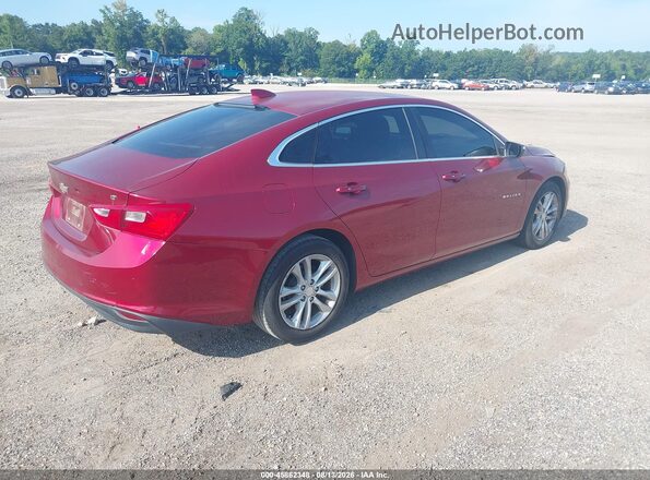 1G1ZE5ST1HF136586 2017 CHEVROLET MALIBU Темно-бордовый Задняя правая четверть
