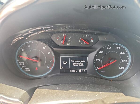 1G1ZE5ST1HF209133 2017 CHEVROLET MALIBU Gray Вид щитка приладів