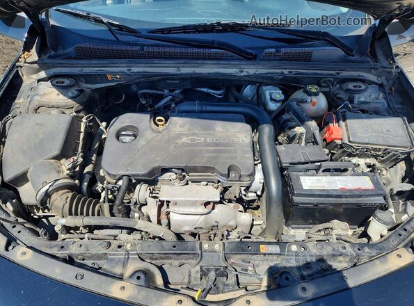 1G1ZE5ST1HF218074 2017 CHEVROLET MALIBU Black Rear interior view