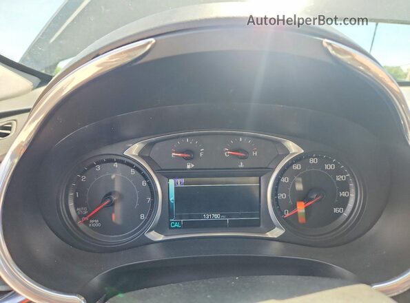 1G1ZE5ST1HF218074 2017 CHEVROLET MALIBU Black Instrument cluster view
