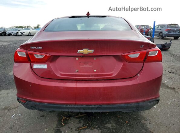 1G1ZE5ST1HF223744 2017 CHEVROLET MALIBU Red Vista trasera