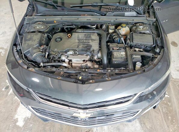 1G1ZE5ST1HF261944 2017 CHEVROLET MALIBU Серый Вид задней части салона
