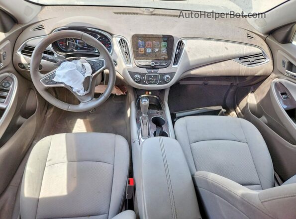 1G1ZE5ST2GF187206 2016 CHEVROLET MALIBU Blue Widok deski rozdzielczej