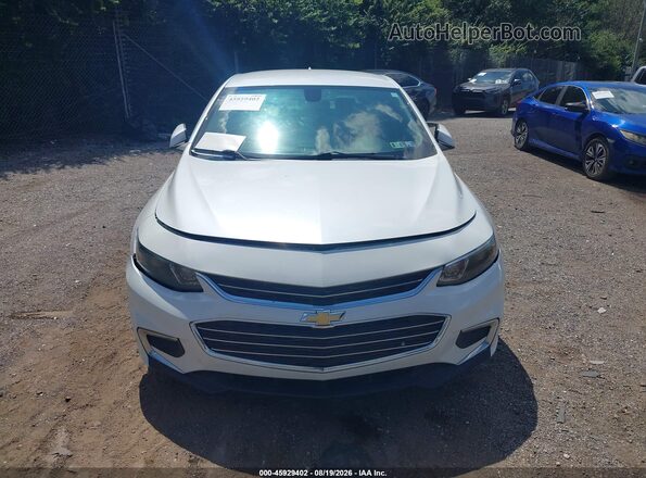 1G1ZE5ST2GF332244 2016 CHEVROLET MALIBU White Widok zestawu wskaźników