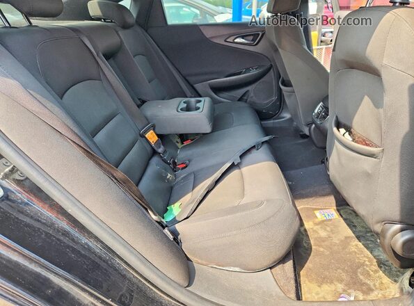1G1ZE5ST2GF335340 2016 CHEVROLET MALIBU Black Widok tylnych siedzeń