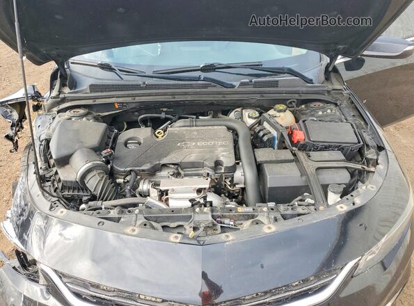 1G1ZE5ST2GF342109 2016 CHEVROLET MALIBU Black უკანა სალონის ხედი