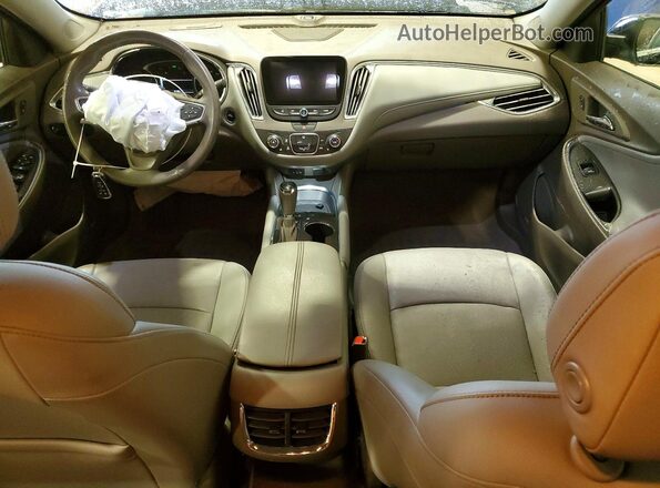 1G1ZE5ST2HF293561 2017 CHEVROLET MALIBU Blue Առջևի վահանակի տեսք