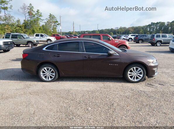 1G1ZE5ST3GF240821 2016 CHEVROLET MALIBU Dark Brown Вид задньої частини салону