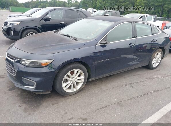 1G1ZE5ST3GF244738 2016 CHEVROLET MALIBU Blue წინა მარცხენა ხედი სამი მეოთხედიდან