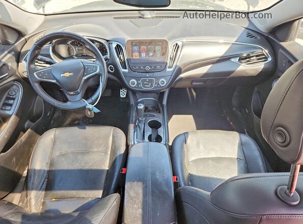 1G1ZE5ST3GF337047 2016 CHEVROLET MALIBU Black Vista del salpicadero