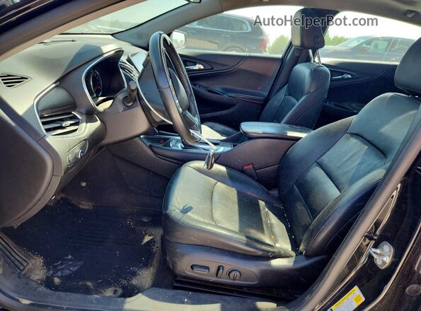 1G1ZE5ST3GF337047 2016 CHEVROLET MALIBU Black Vista interior delantera