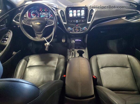1G1ZE5ST3GF341387 2016 CHEVROLET MALIBU Gray Widok deski rozdzielczej