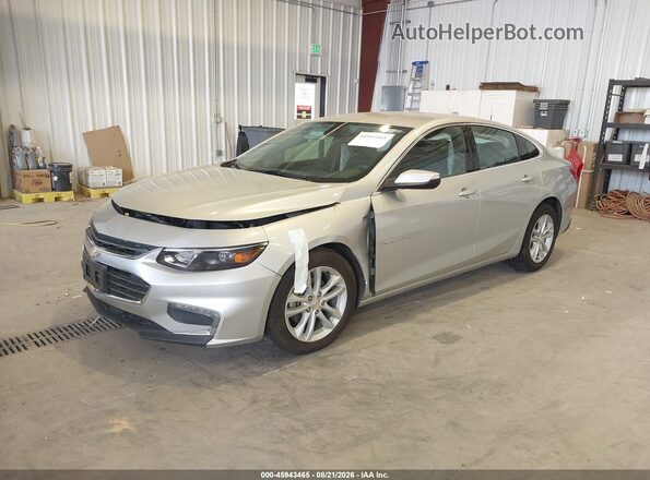 1G1ZE5ST3HF176345 2017 CHEVROLET MALIBU Silver Առջևի ձախ երեք քառորդ տեսարան