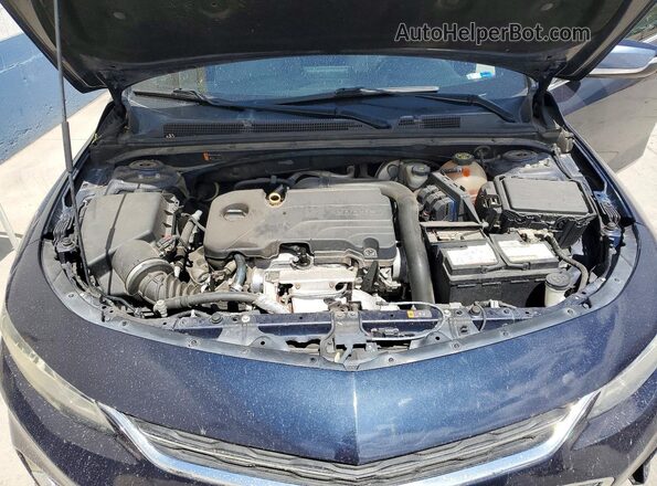 1G1ZE5ST3HF214415 2017 CHEVROLET MALIBU Blue Widok wnętrza z tyłu