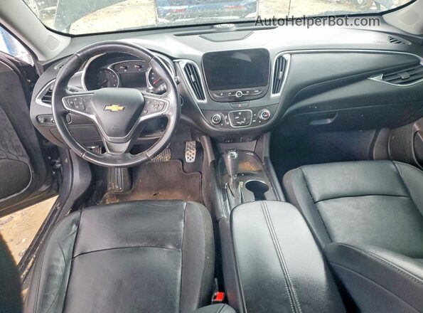 1G1ZE5ST4GF213868 2016 CHEVROLET MALIBU Black Widok deski rozdzielczej