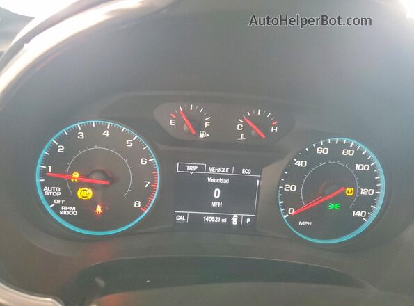 1G1ZE5ST4GF298615 2016 CHEVROLET MALIBU Серый Вид щитка приборов
