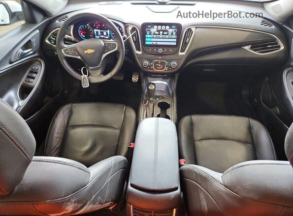 1G1ZE5ST4HF138901 2017 CHEVROLET MALIBU White Вид панелі приладів