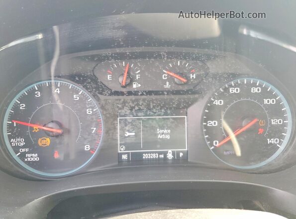 1G1ZE5ST4HF167136 2017 CHEVROLET MALIBU Silver Սարքավորումների վահանակի տեսք