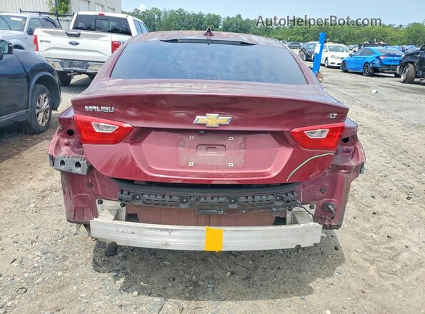 1G1ZE5ST5GF286165 2016 CHEVROLET MALIBU Burgundy Widok z tyłu