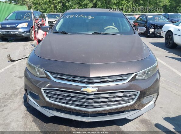 1G1ZE5ST5GF308942 2016 CHEVROLET MALIBU Brown Widok deski rozdzielczej