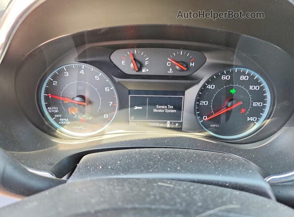 1G1ZE5ST5HF286281 2017 CHEVROLET MALIBU Черный Вид щитка приборов