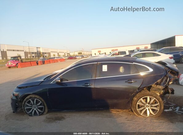 1G1ZE5ST6GF335504 2016 CHEVROLET MALIBU Black Widok wnętrza z tyłu