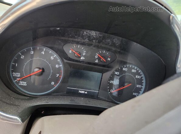 1G1ZE5ST6HF106869 2017 CHEVROLET MALIBU Gray Սարքավորումների վահանակի տեսք