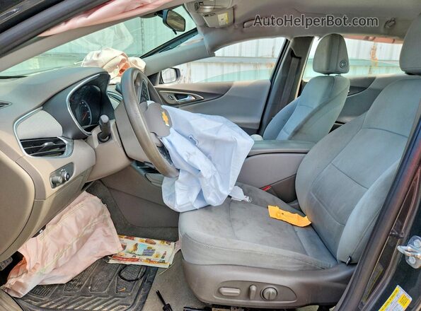 1G1ZE5ST6HF106869 2017 CHEVROLET MALIBU Gray Սալոնի դիմացի տեսք