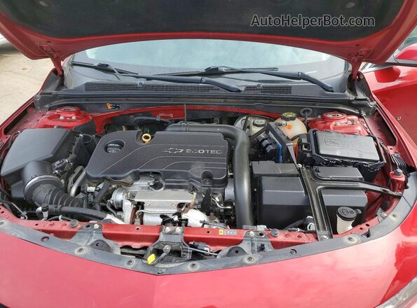 1G1ZE5ST7GF173446 2016 CHEVROLET MALIBU Red Widok wnętrza z tyłu