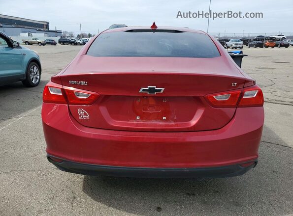 1G1ZE5ST7GF173446 2016 CHEVROLET MALIBU Red Widok z tyłu