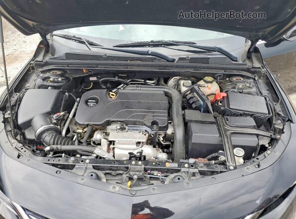 1G1ZE5ST7GF310336 2016 CHEVROLET MALIBU Black უკანა სალონის ხედი