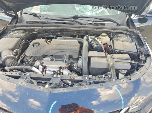 1G1ZE5ST7HF206009 2017 CHEVROLET MALIBU Black Вид задньої частини салону