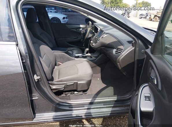 1G1ZE5ST7HF215857 2017 CHEVROLET MALIBU Черный Вид салона спереди