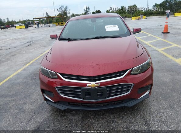 1G1ZE5ST7HF221416 2017 CHEVROLET MALIBU Red Vista interior trasera