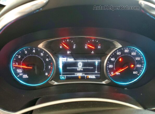 1G1ZE5ST7HF238538 2017 CHEVROLET MALIBU Black Вид щитка приладів