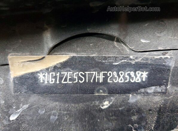 1G1ZE5ST7HF238538 2017 CHEVROLET MALIBU Black Вид підкапотного простору