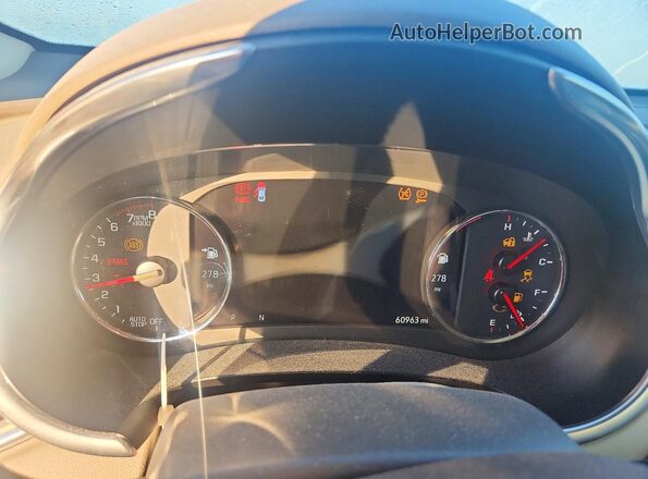 1G1ZE5ST7RF185695 2024 CHEVROLET MALIBU Blue Instrument cluster view