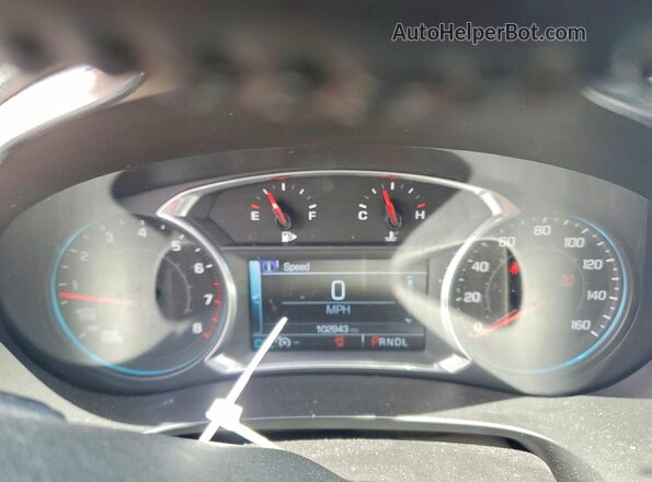 1G1ZE5ST8GF327940 2016 CHEVROLET MALIBU Red Instrument cluster view
