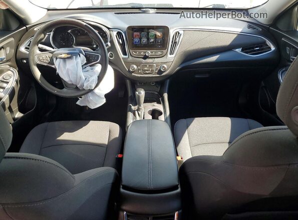 1G1ZE5ST8HF239116 2017 CHEVROLET MALIBU Белый Вид панели приборов
