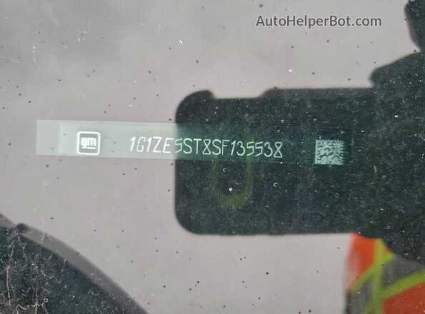 1G1ZE5ST8SF135538 2025 CHEVROLET MALIBU Black Вид підкапотного простору