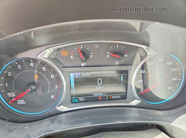 1G1ZE5ST9GF217527 2016 CHEVROLET MALIBU Burgundy Вид щитка приладів