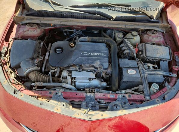 1G1ZE5ST9GF217527 2016 CHEVROLET MALIBU Burgundy Вид задньої частини салону