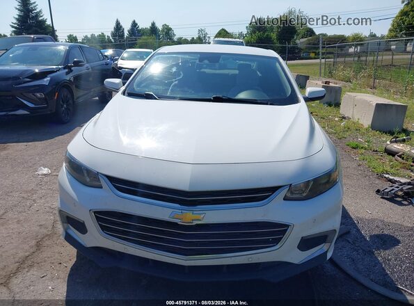 1G1ZE5ST9GF238443 2016 CHEVROLET MALIBU White Vista del cuadro de instrumentos