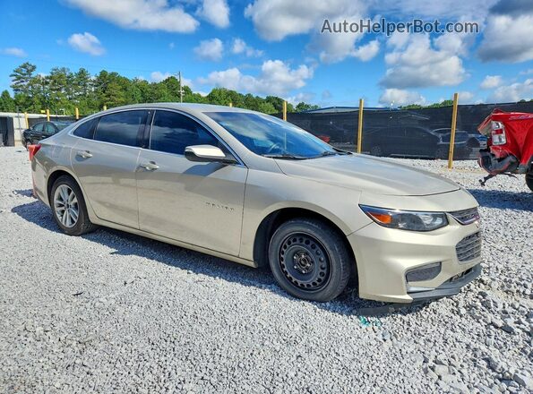 1G1ZE5ST9GF264802 2016 CHEVROLET MALIBU Бежевый Передняя правая четверть
